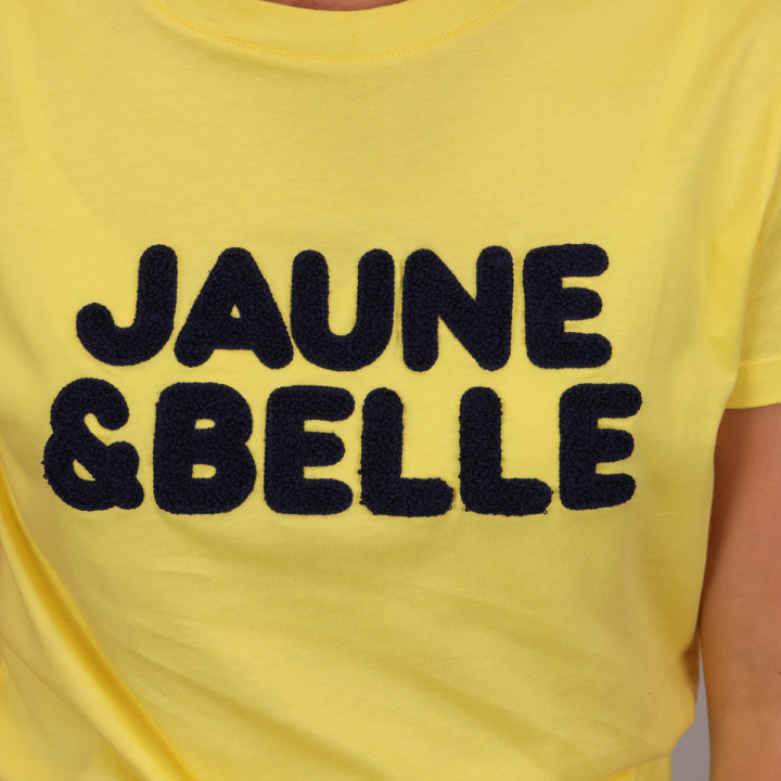 T-shirt femme Jaune et Belle ASM Clermont