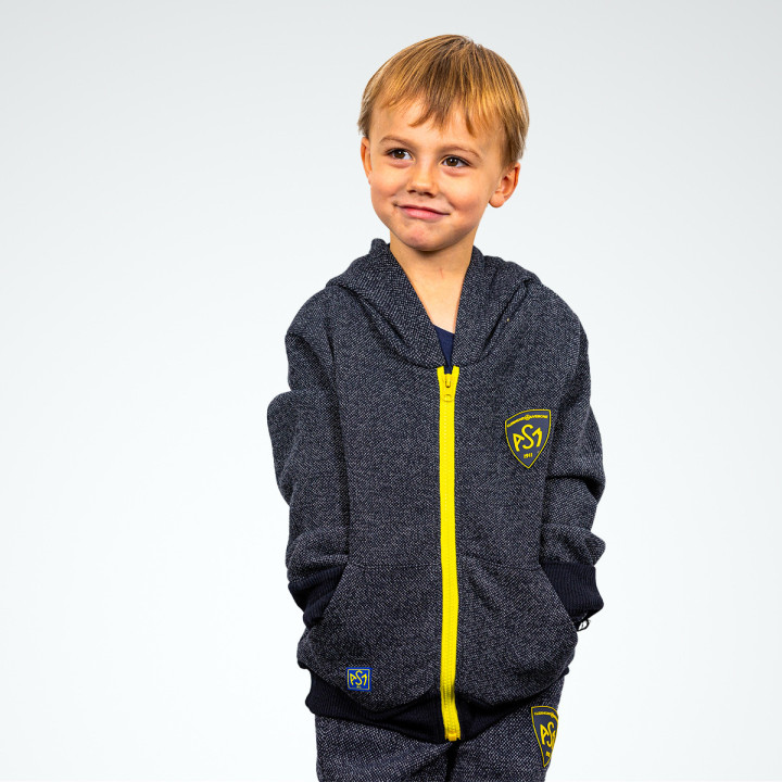 Sweat à capuche enfant Solid ASM Clermont