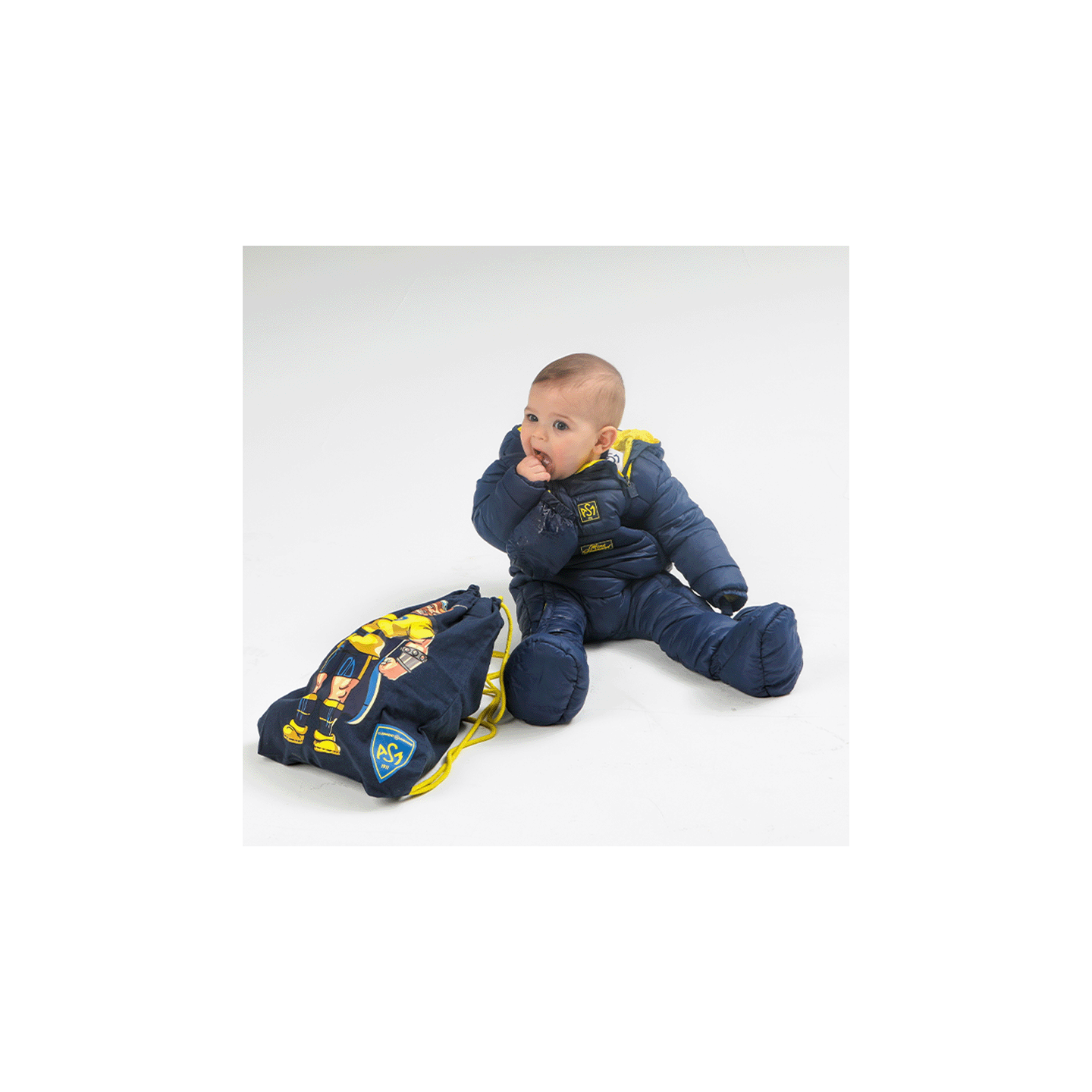 Combinaison (Playsuit) Bébé New Look - Taille 10 Mois - Bleu - Occasion Très Bon État
