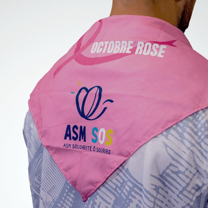 Bandana Octobre Rose ASM SOS