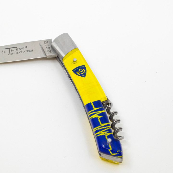 Couteau LE THIERS® avec un manche en résine et tire-bouchon