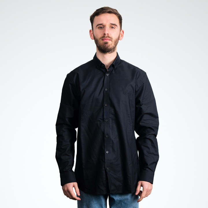 Chemise homme manches longues logo brodé ASM Clermont