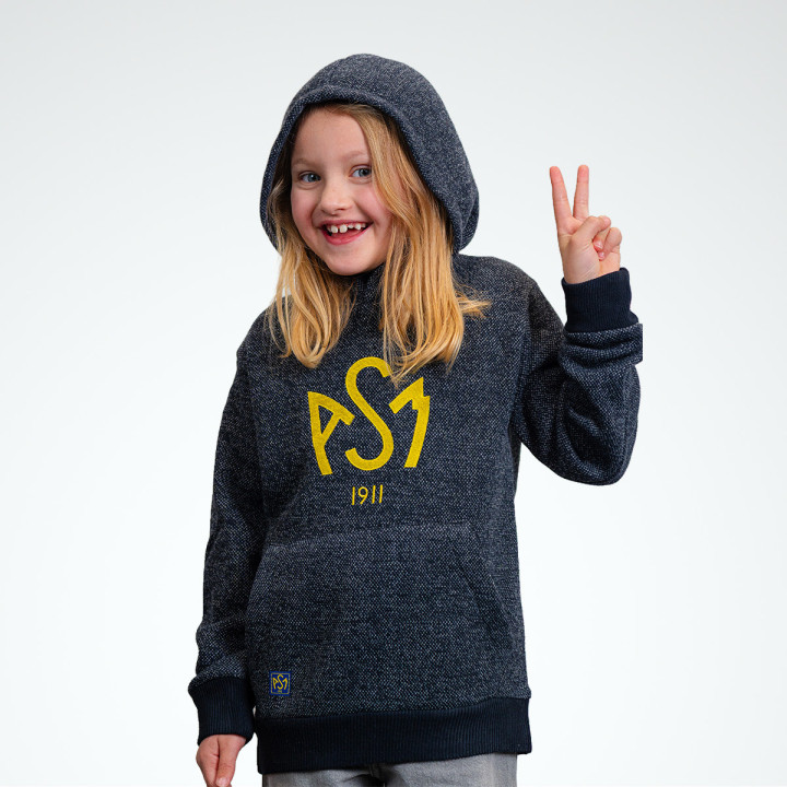 Sweat à capuche enfant Solid ASM Clermont