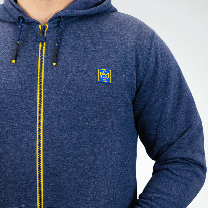 Sweat à capuche zippé homme Orcines