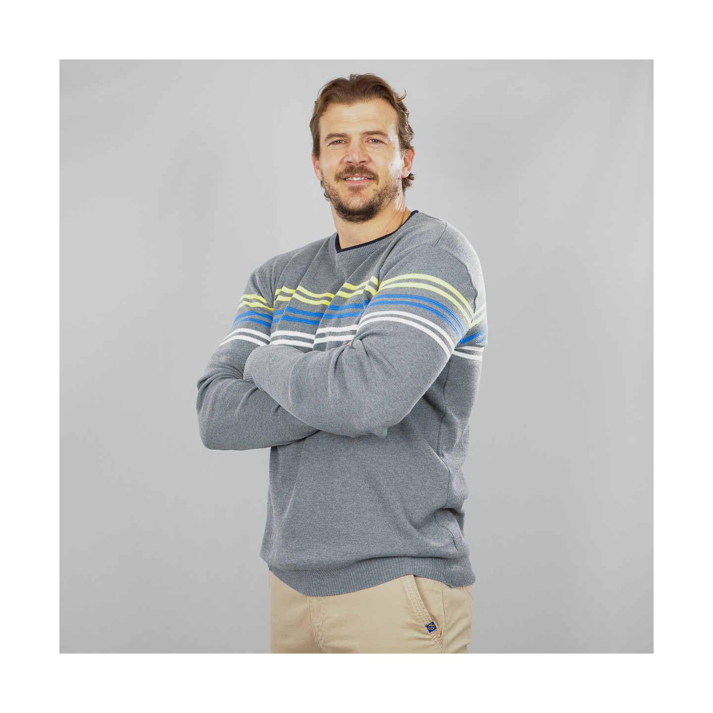 Pull col rond homme Sonice ASM Clermont