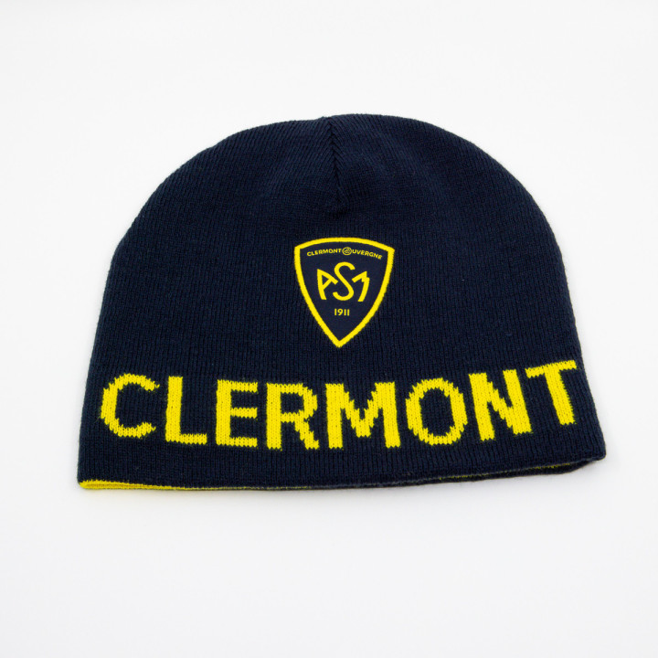 Bonnet adulte réversible ASM Clermont