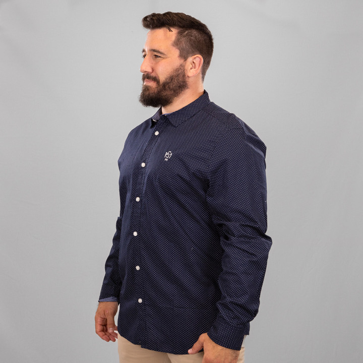 Chemise homme Calson logo brodé ASM Clermont